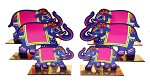 Royal Elephant Cutout Decoration Set
